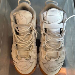 Nike White Sneakers with Gum Sole